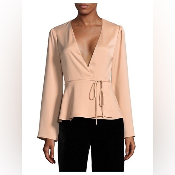 L'Academie Eliot Wrap Blouse (21) - Picture 1 of 7